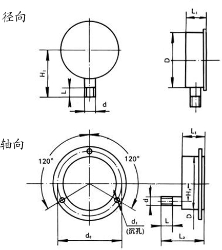 Y-B係列尺寸圖